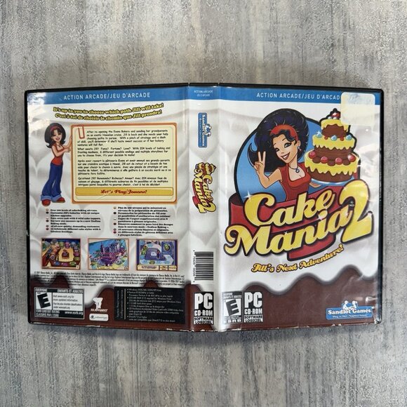 Cake Mania 2 (PC CD-ROM, 2007) Old PC Game Big Case ⭐️ Disc Near Mint - Picture 4 of 4